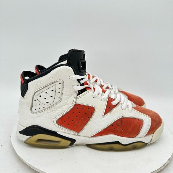 Nike Air Jordan 6 VI Youth Size 7Y Women 8.5 384665-145 Orange Gatorade Shoes - Picture 4 of 11